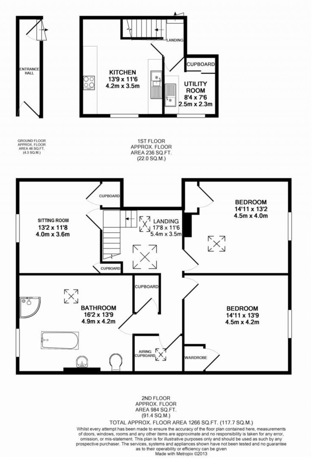 Floorplans For Hogshill Street, Beaminster, Dorset