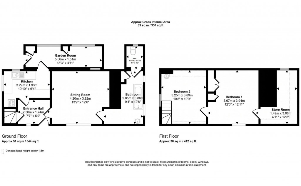 Floorplans For Duddenhoe End, Saffron Walden