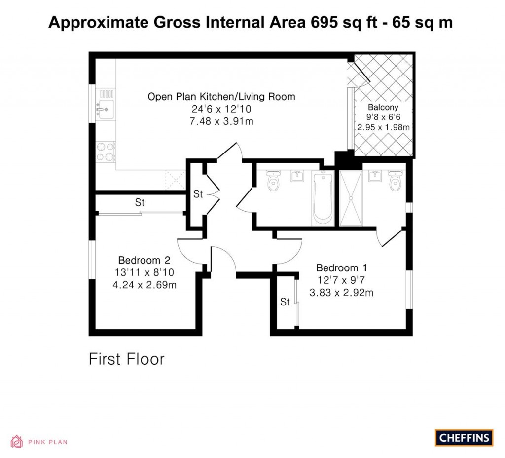 Floorplans For Knightly Avenue, Cambridge