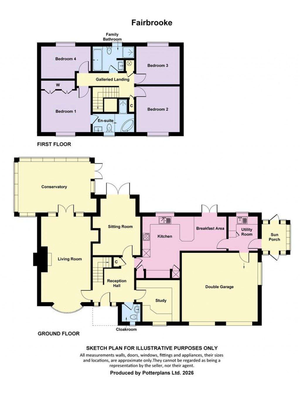 Floorplans For Brighstone, Isle of Wight
