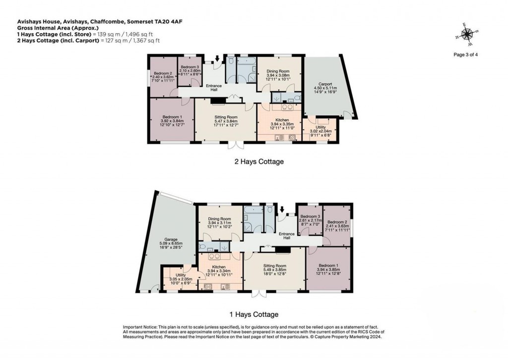 Floorplans For Avishays, Chaffcombe