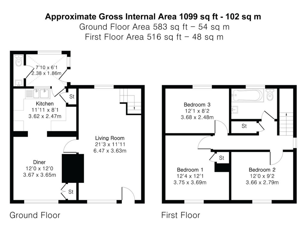 Floorplans For Hill Road, Hempstead, Saffron Walden