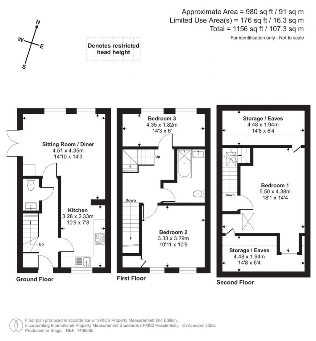 Floorplans For Redworth Court, Totnes