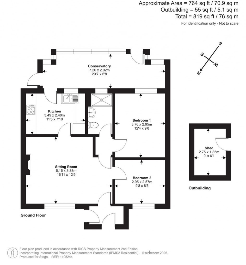 Floorplans For Swifts, Langford Budville, Wellington
