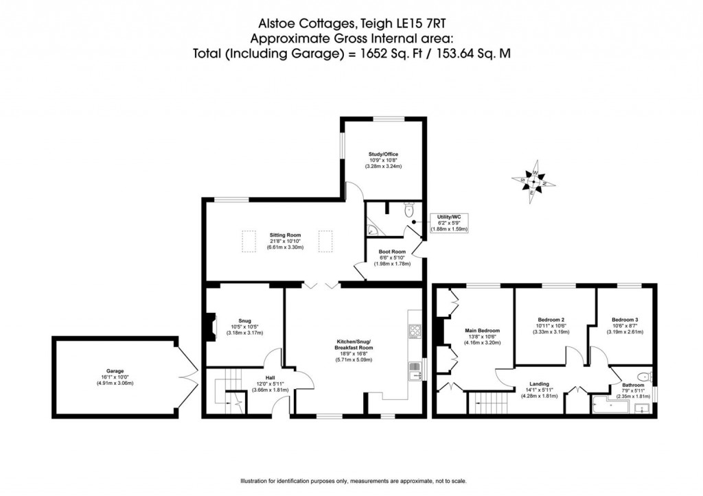 Floorplans For Main Street, Teigh, Oakham, Rutland