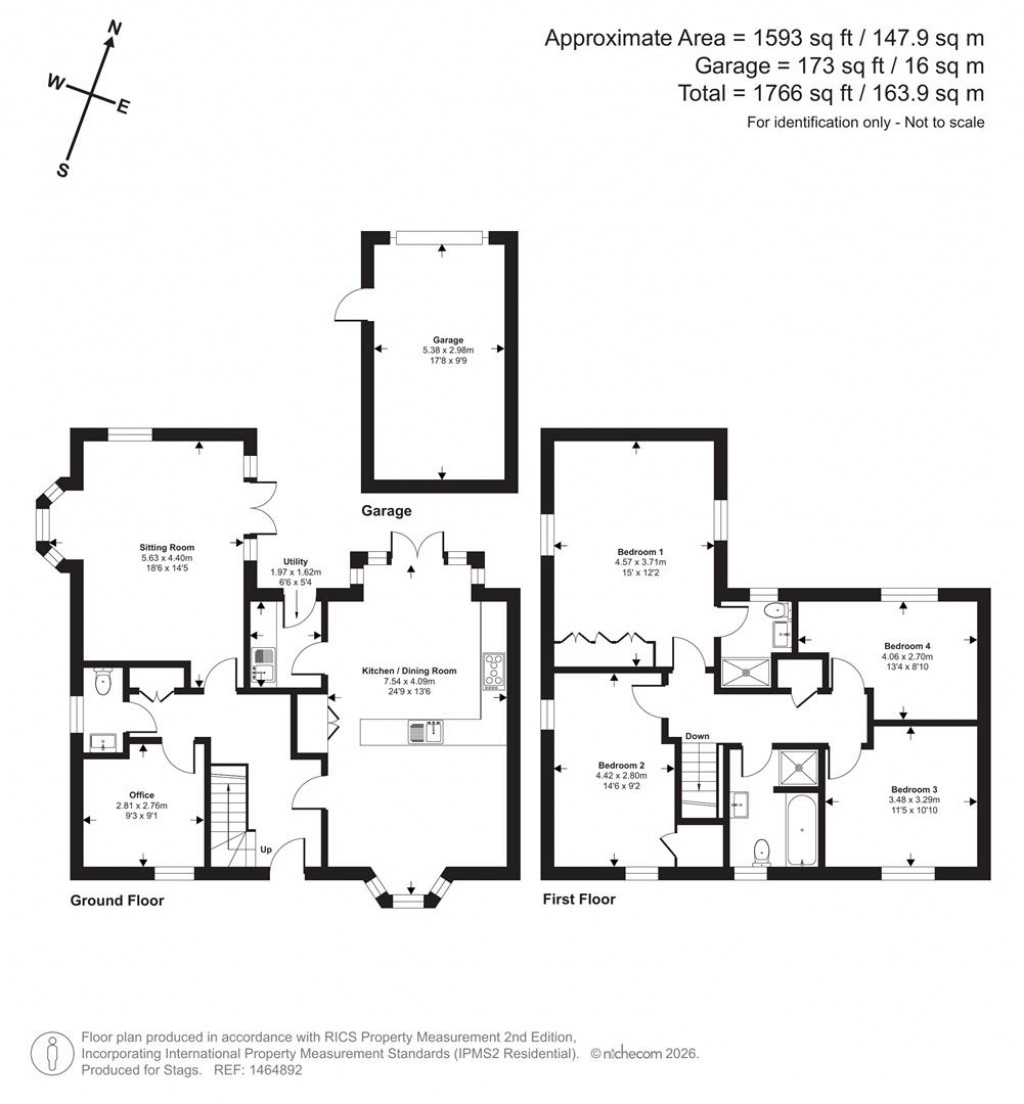 Floorplans For Gerway Close, Ottery St. Mary