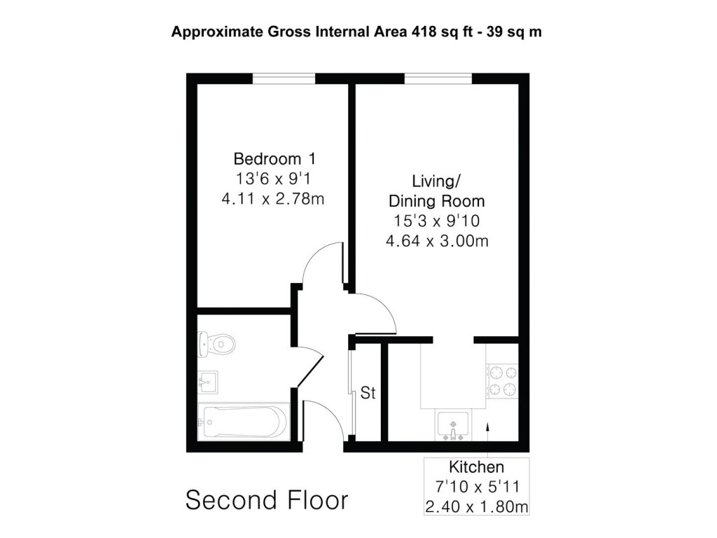 Floorplans For Farmadne House, Saffron Walden