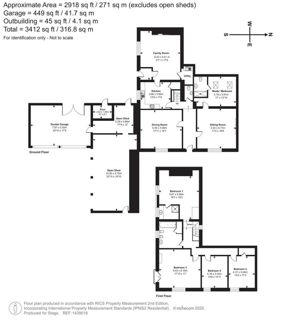 Floorplans For Kentisbeare, Cullompton