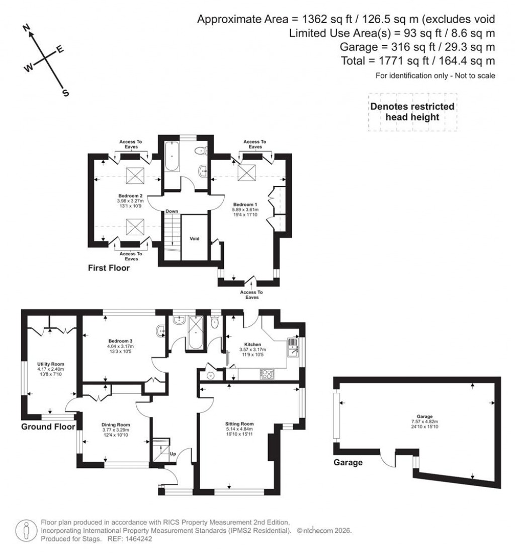 Floorplans For Rosehill, Marazion