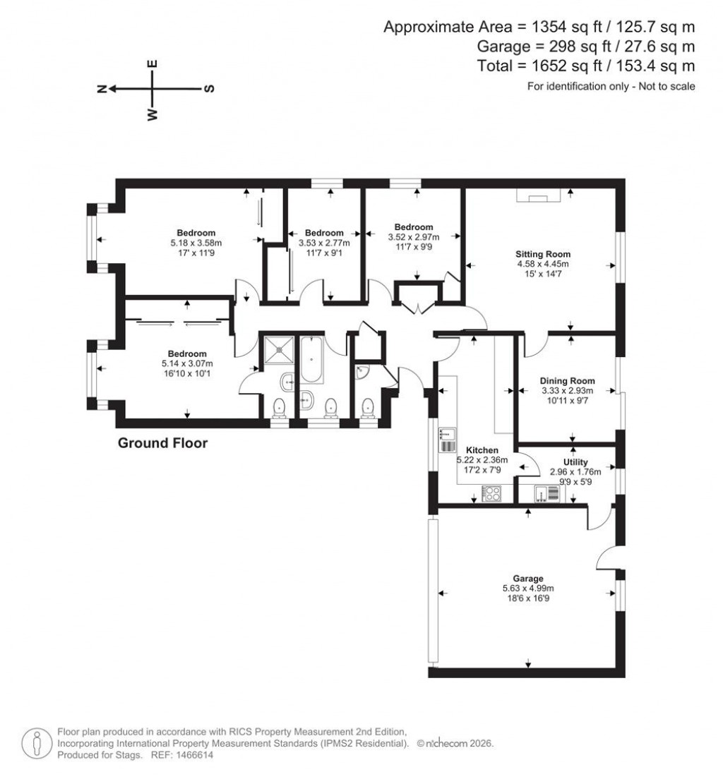 Floorplans For Old Bakehouse Lane, Bradford Abbas, Sherborne