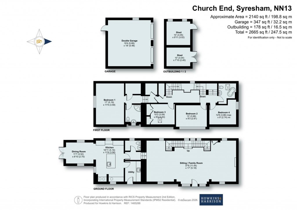 Floorplans For Church End, Syresham, NN12