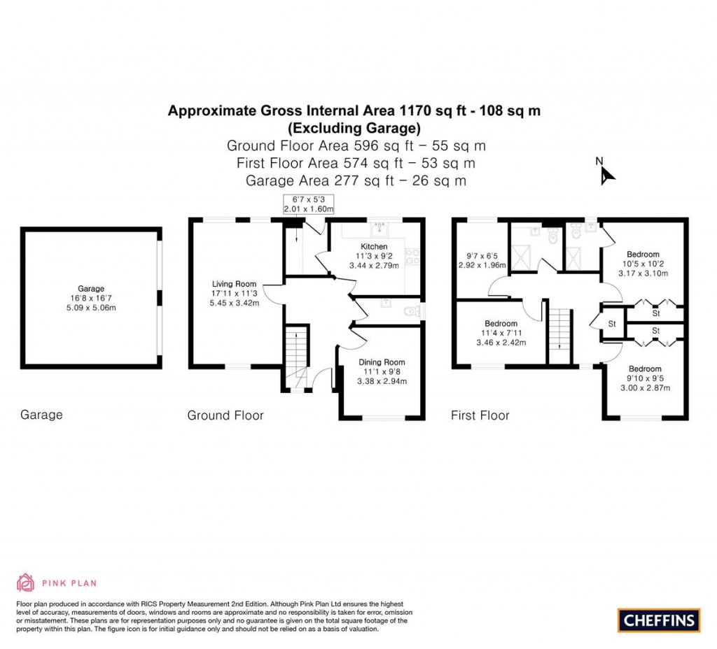 Floorplans For Williams Close, Ely
