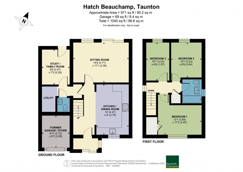 Floorplans For Nightingale Acre, Hatch Beauchamp, Taunton