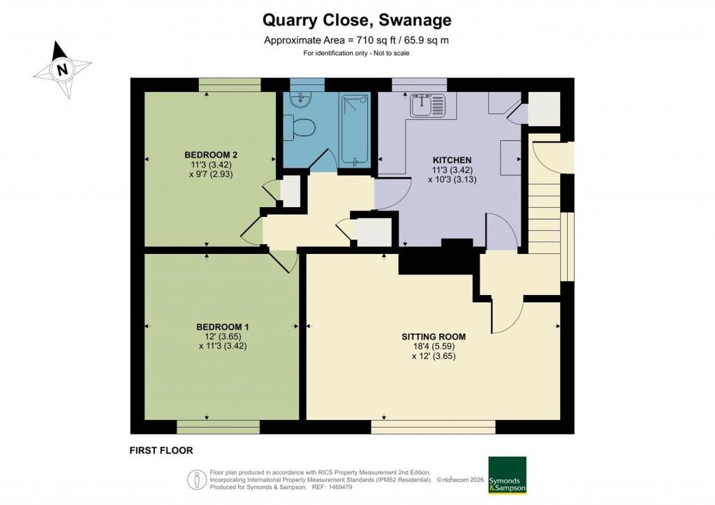 Floorplans For Quarry Close, Swanage