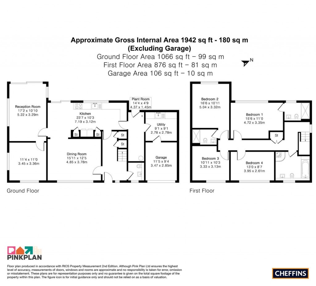 Floorplans For Alwyne Road, Cambridge