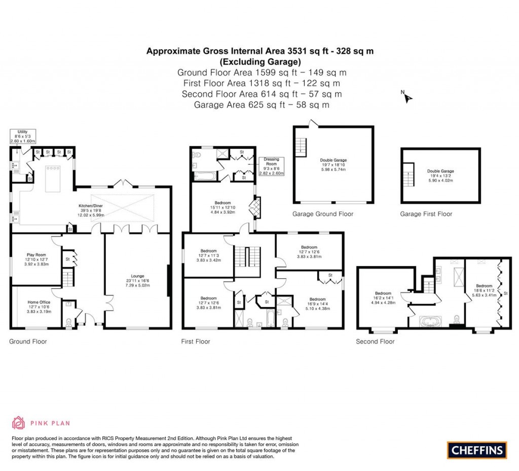 Floorplans For Fenbridge, Great Cambourne, Cambridge