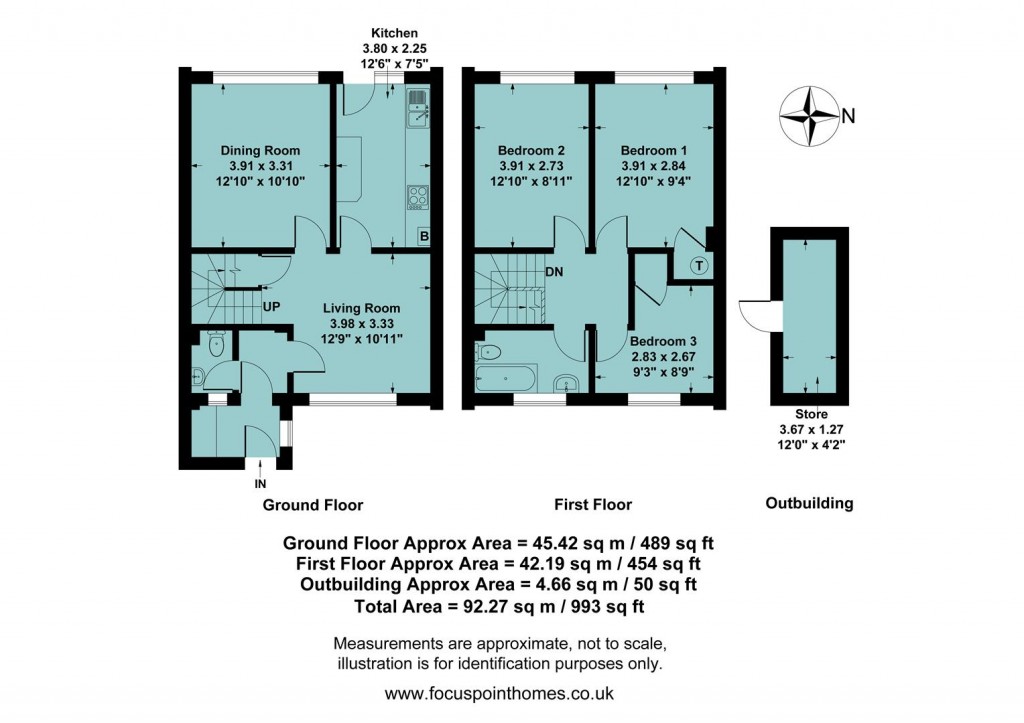 Floorplans For Cornish Road, Chipping Norton