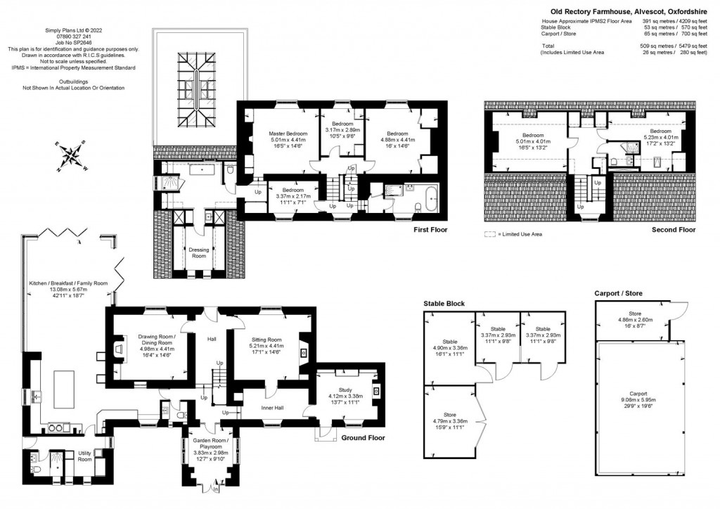Floorplans For Alvescot, Oxfordshire