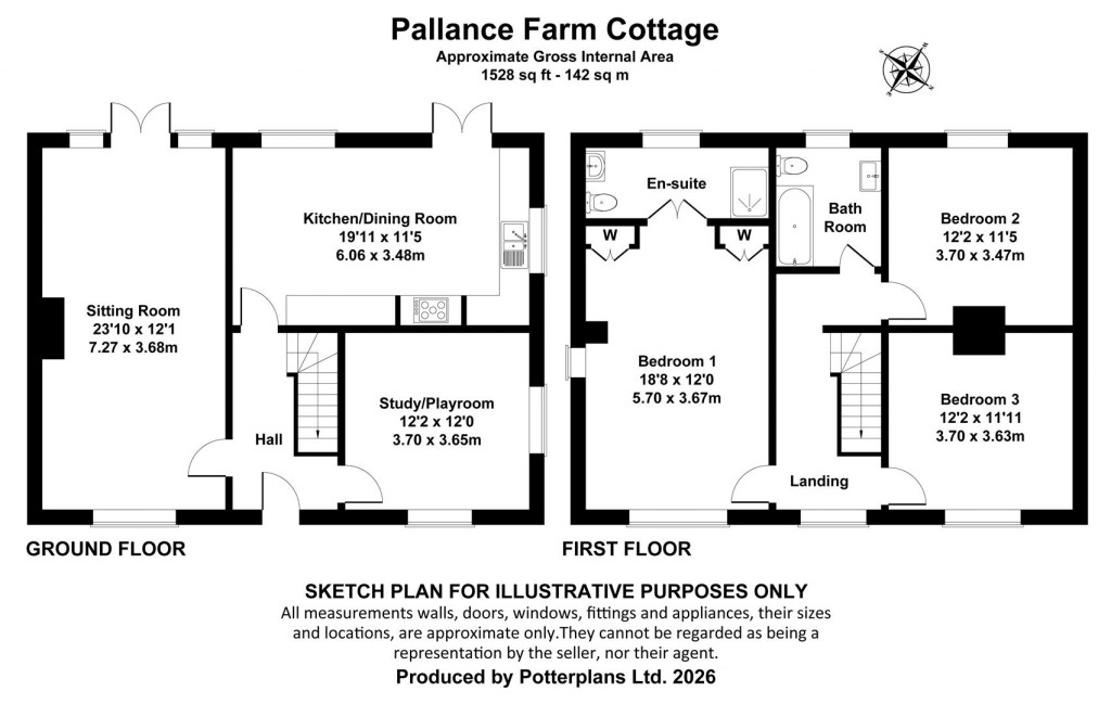Floorplans For Nr Cowes, Isle of Wight
