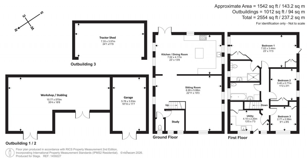 Floorplans For Chillaton, West Devon - 14.59 Acres
