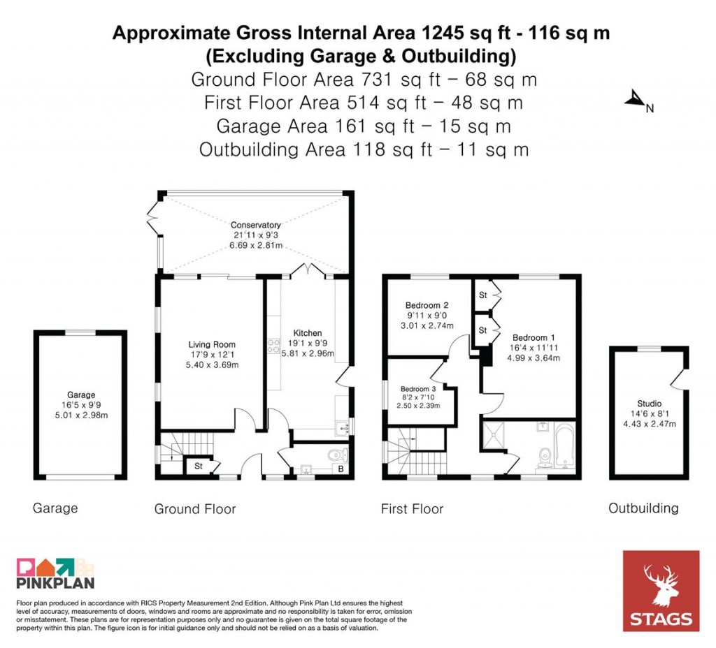 Floorplans For Whitchurch Road, Tavistock