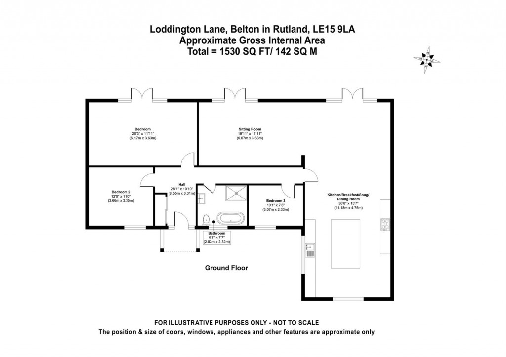 Floorplans For Loddington Lane, Belton In Rutland, Rutland