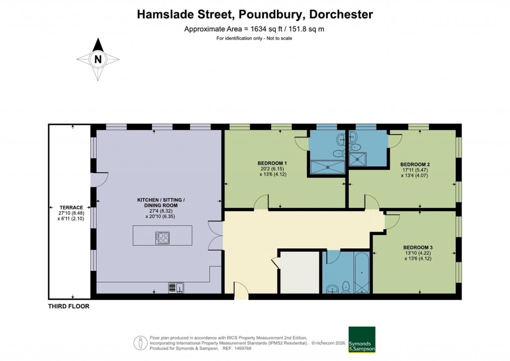 Floorplans For Hamslade Street, Poundbury, Dorchester