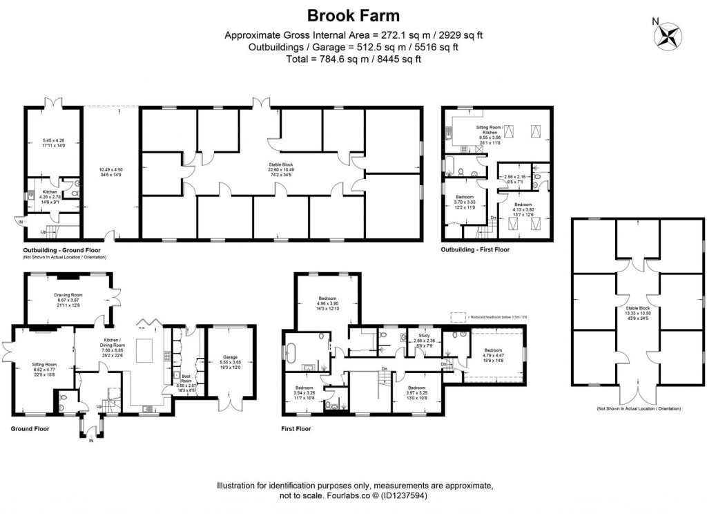 Floorplans For Blunsdon, Wiltshire
