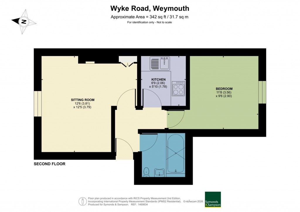 Floorplans For 14 Wyke Road, Weymouth