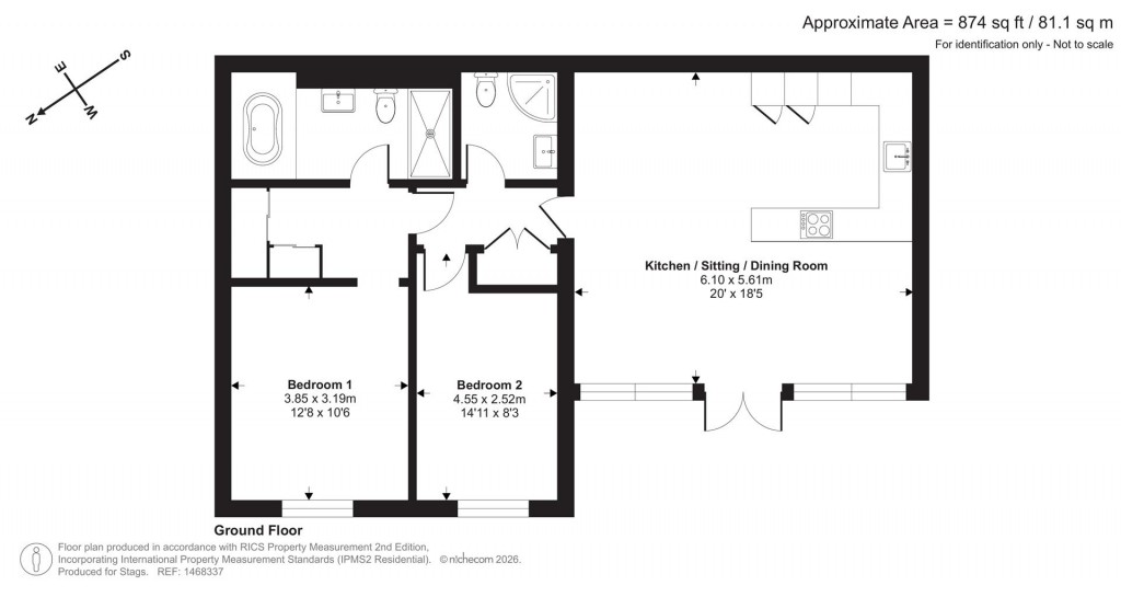 Floorplans For Barley Mews, Isleworth Road, Exeter