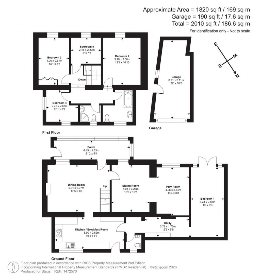 Floorplans For Tresevern, Stithians, Truro
