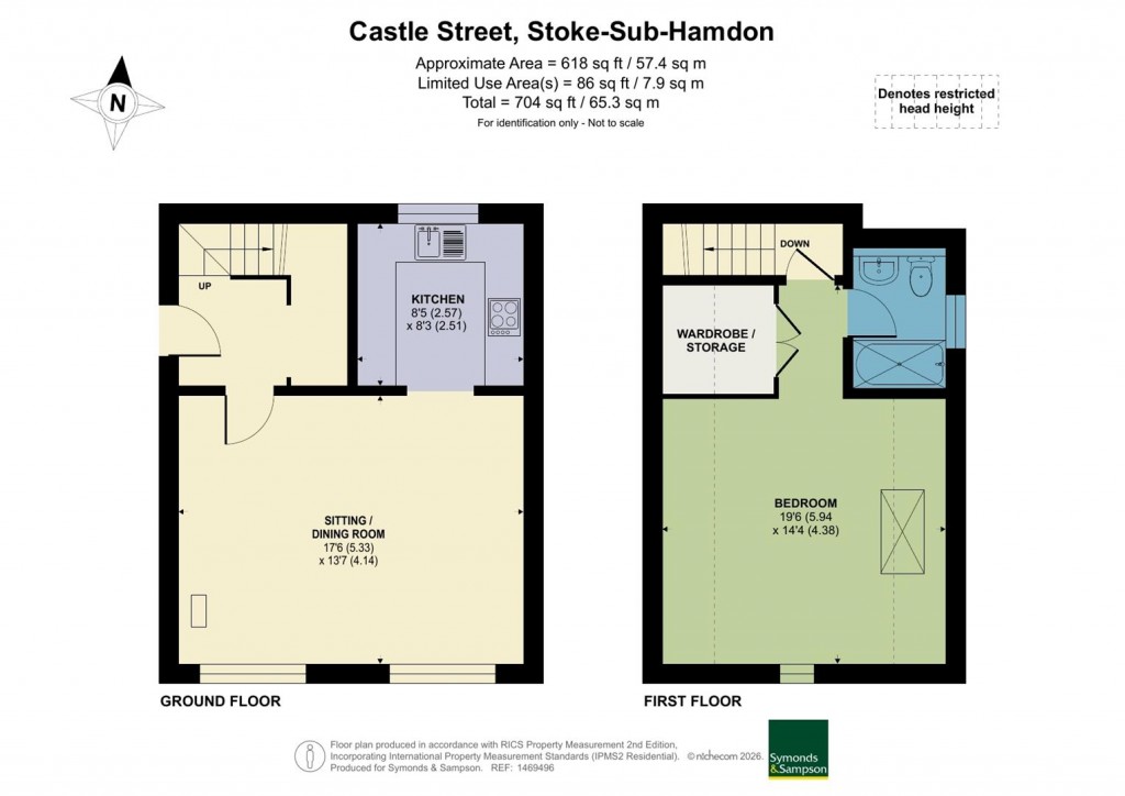 Floorplans For Castle Street, Stoke-Sub-Hamdon