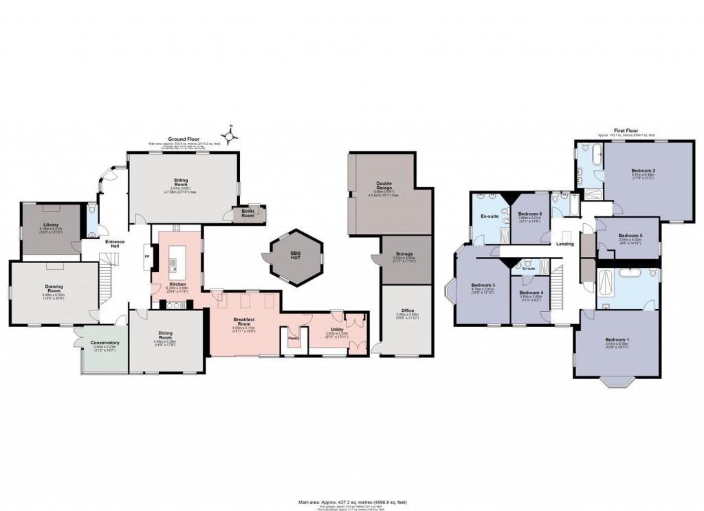 Floorplans For Wheddon Cross, Minehead