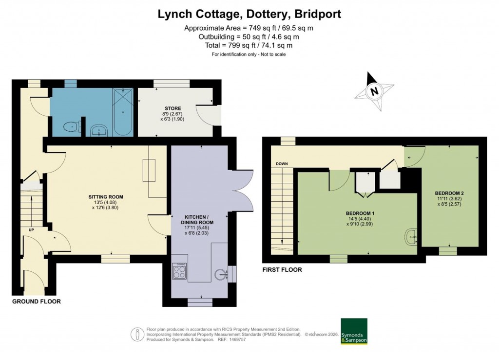 Floorplans For Dottery, Bridport
