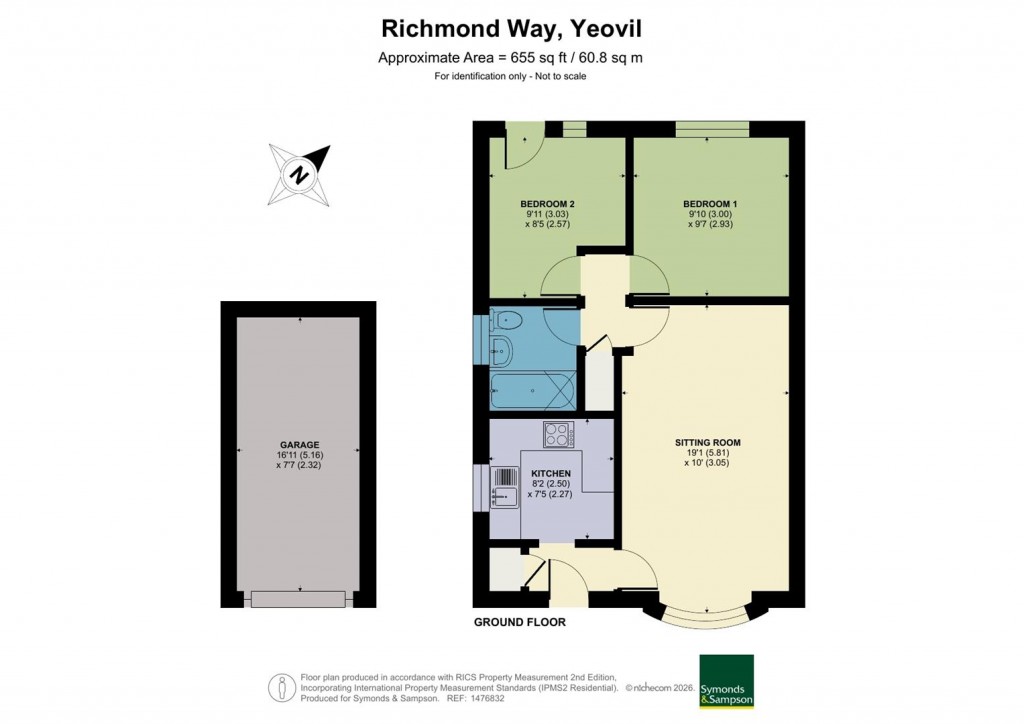Floorplans For Richmond Way, Yeovil