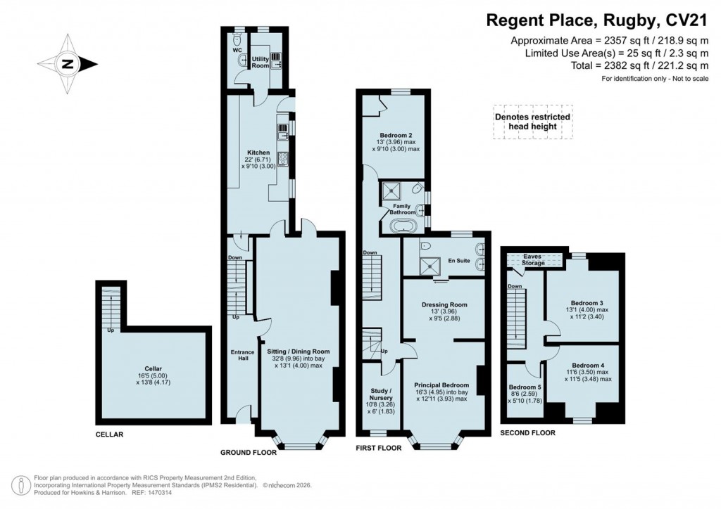 Floorplans For Regent Place, Rugby, CV21