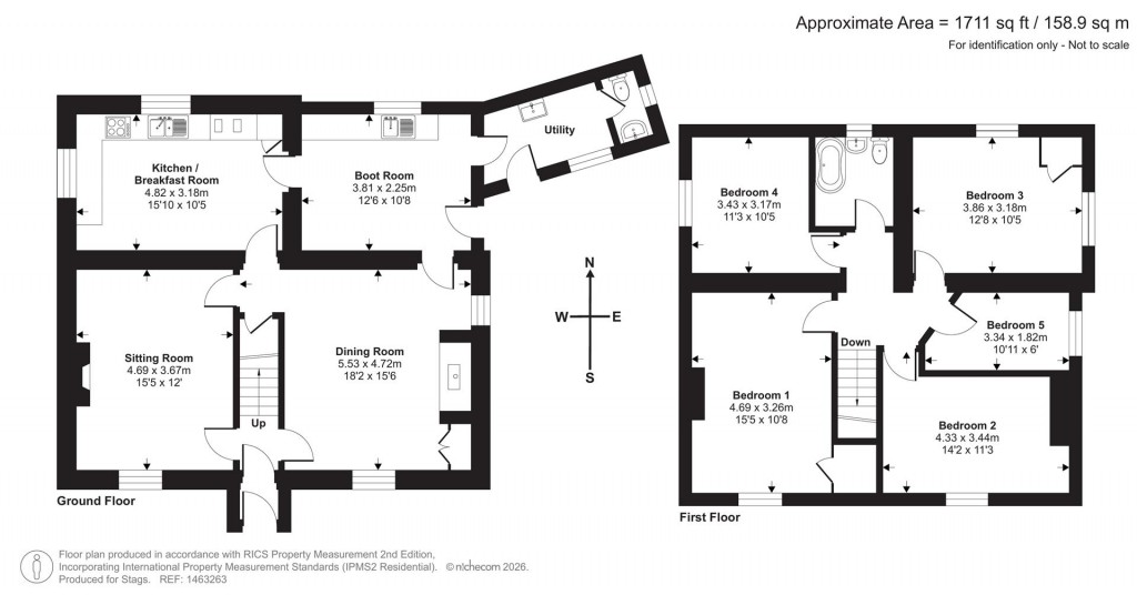 Floorplans For Stockleigh Pomeroy, Crediton