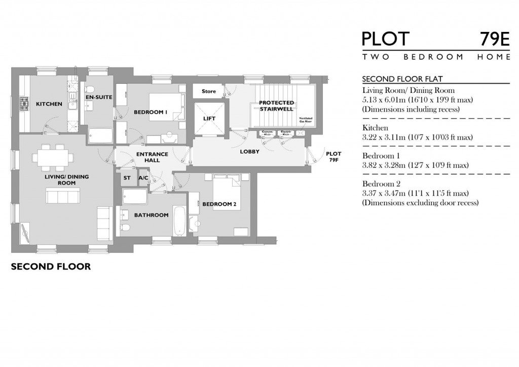 Floorplans For Great Cranford Street, Poundbury, Dorchester