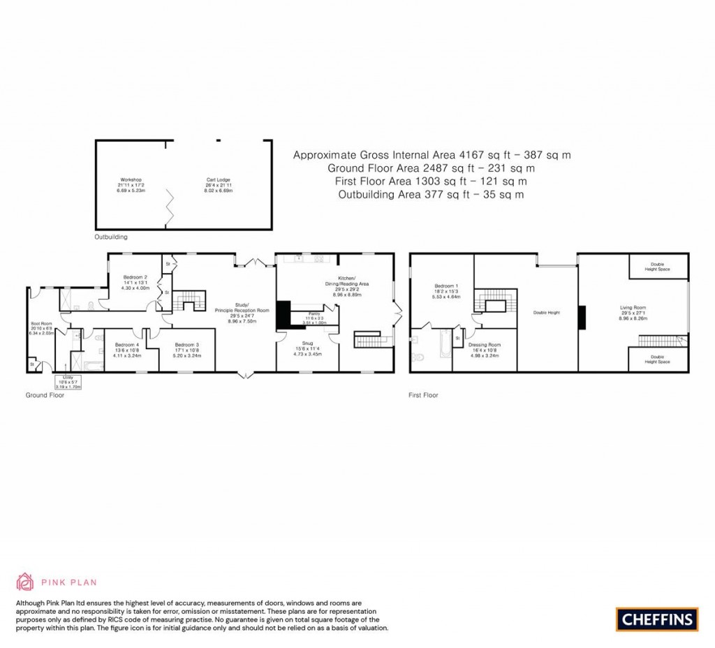 Floorplans For Boyton End, Stoke By Clare