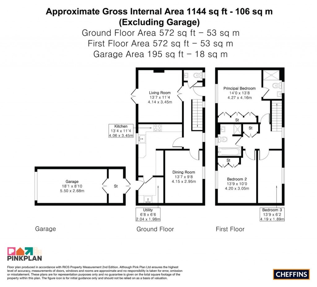 Floorplans For Church End, Cambridge
