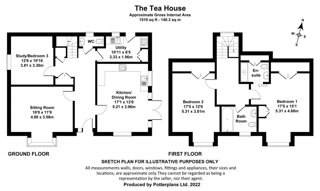 Floorplans For Bembridge, Isle of Wight