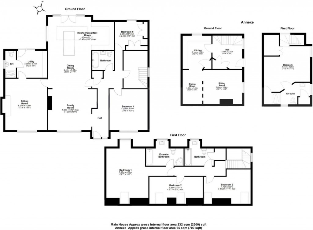 Floorplans For The Green, Castle Camps, Cambridge