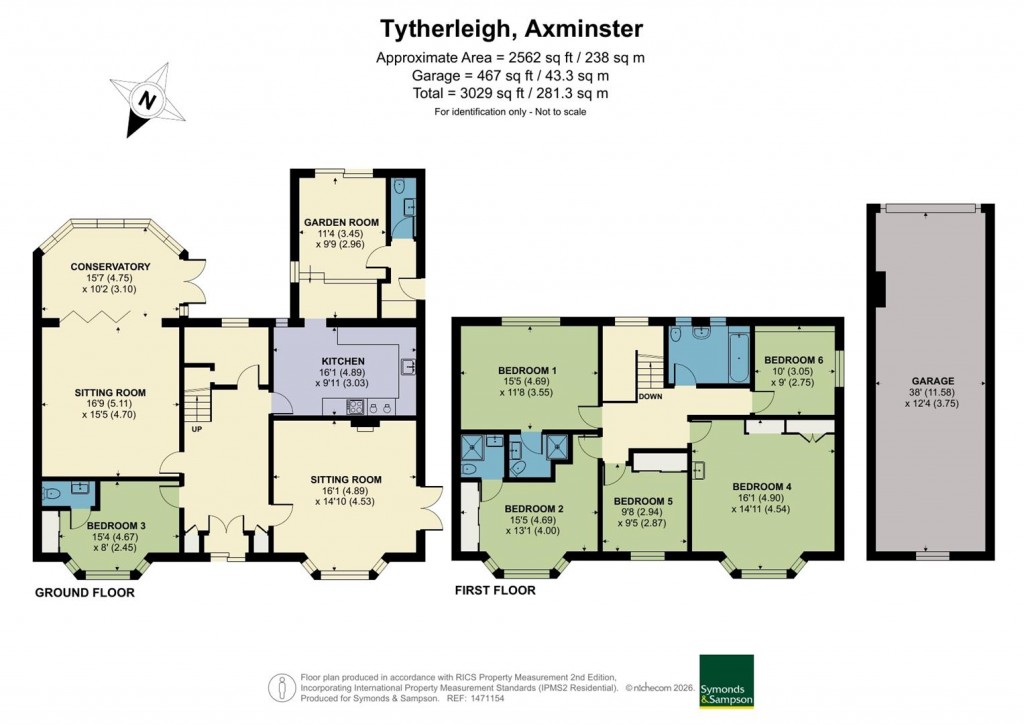 Floorplans For Tytherleigh, Axminster