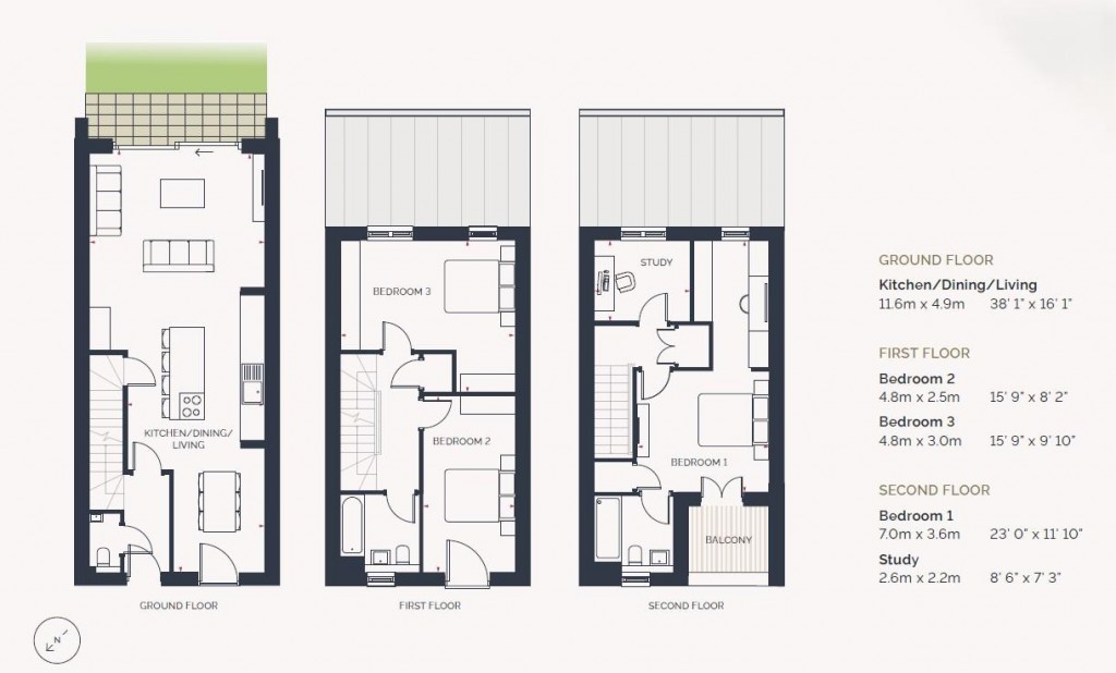 Floorplans For St Leonards Quarter, Exeter