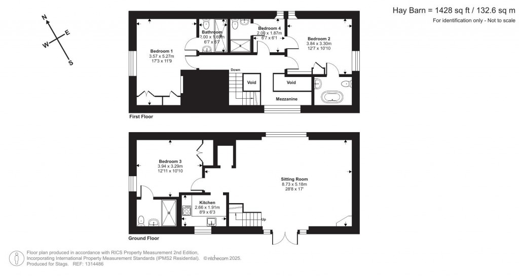 Floorplans For Blackborough, Cullompton