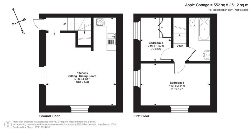 Floorplans For Blackborough, Cullompton