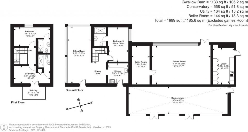 Floorplans For Blackborough, Cullompton