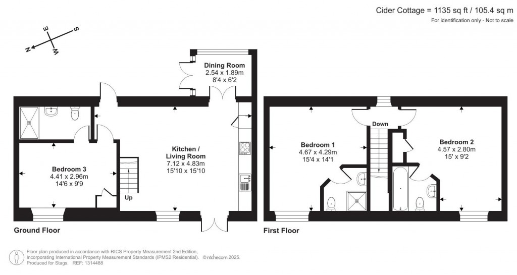 Floorplans For Blackborough, Cullompton