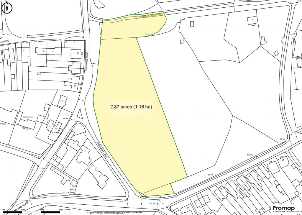 Floorplans For 2.87 acres Land off Wimborne Road, Colehill, Wimborne