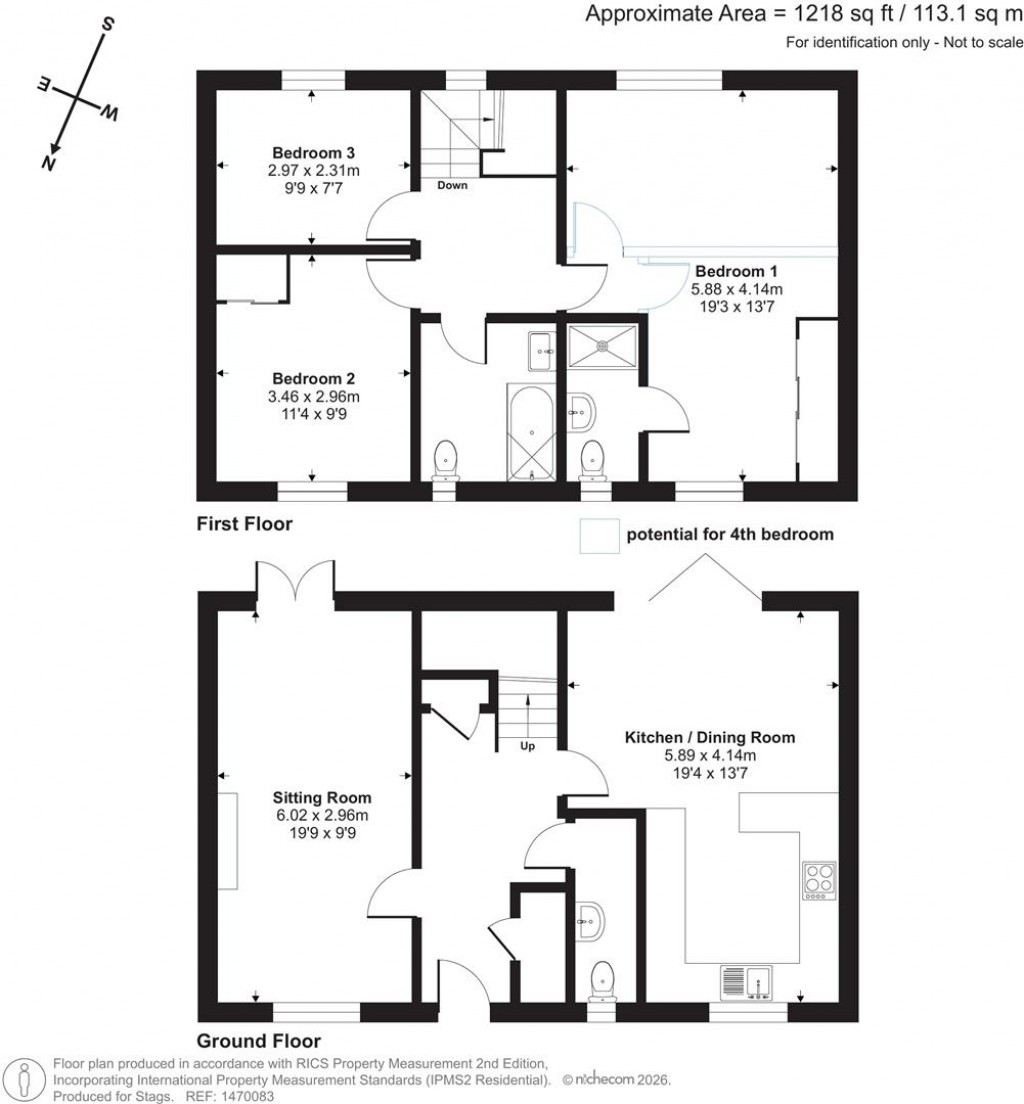 Floorplans For Rosevear Meadows, Bugle, St. Austell, Cornwall